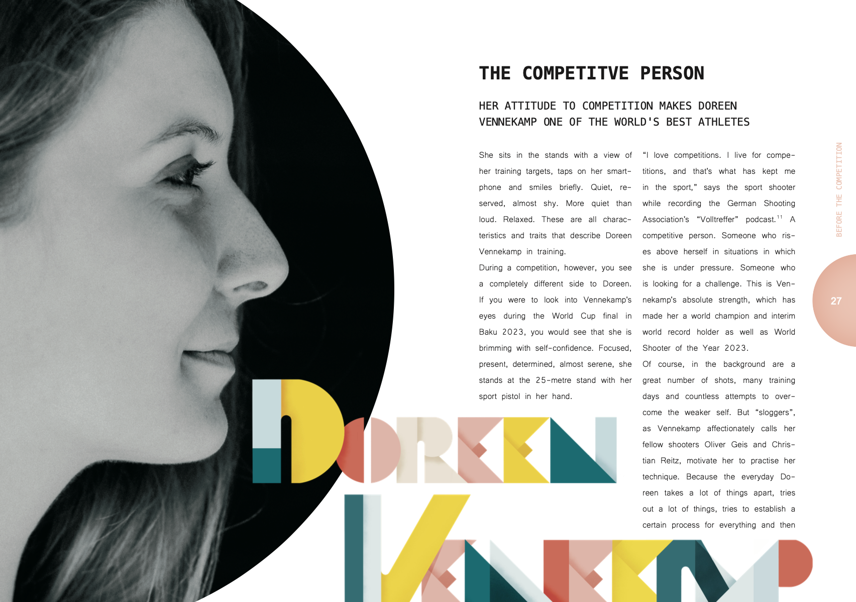 Bok för skytteträning. Insights - A deep dive into a champions mind