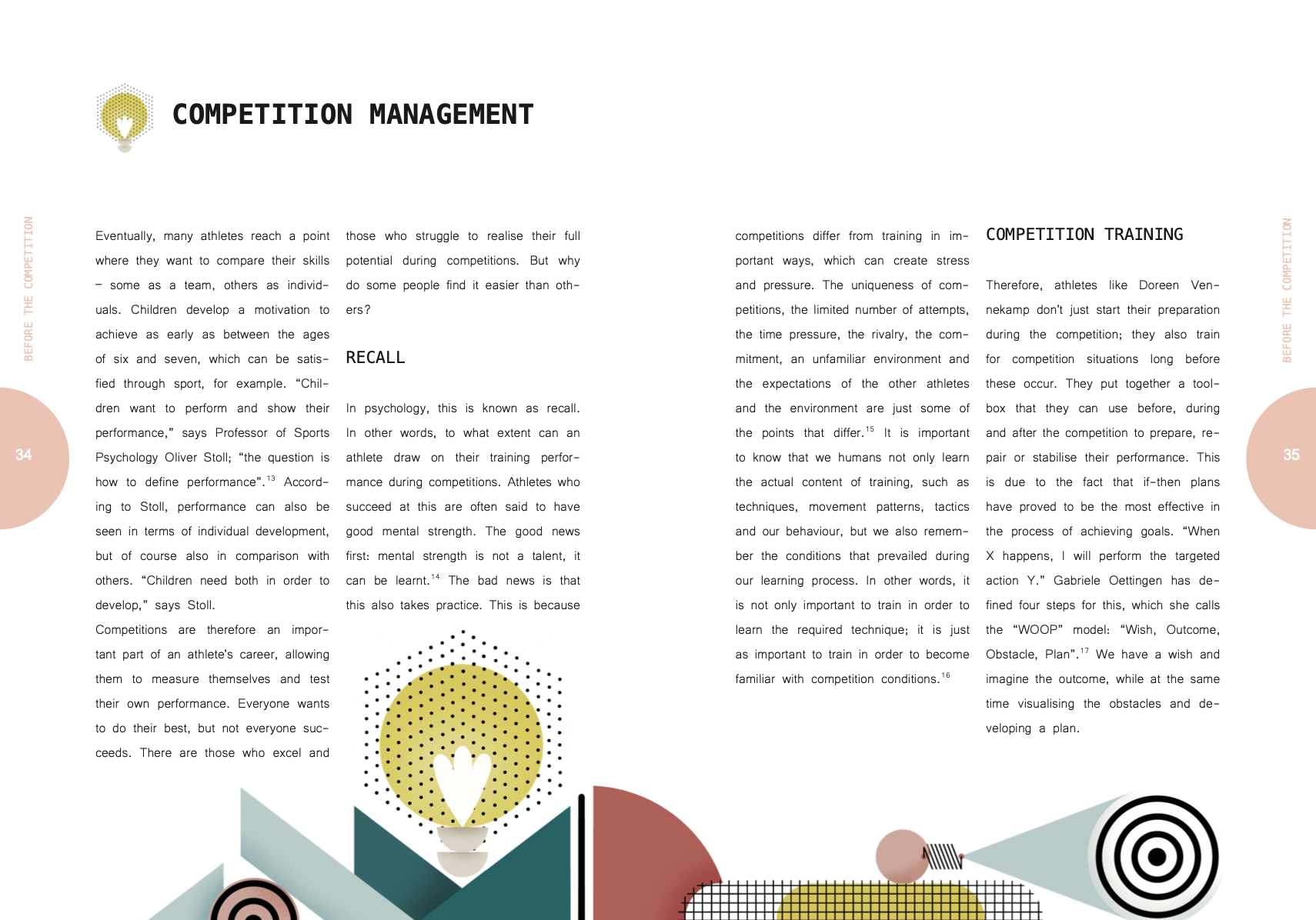 Bok för skytteträning. Insights - A deep dive into a champions mind