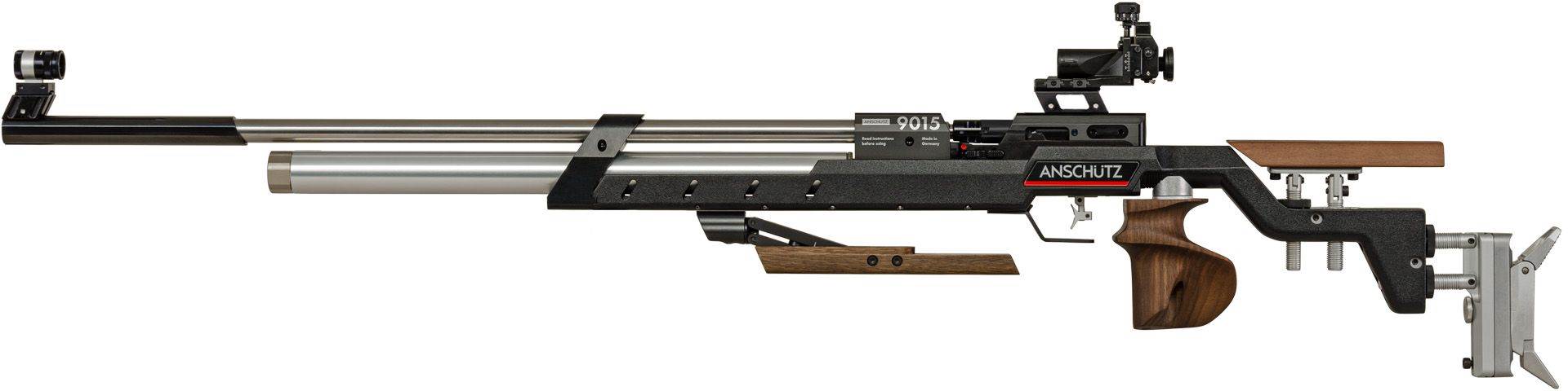 Luftgevär Anschütz 9015 Svart/Valnöt M grip höger