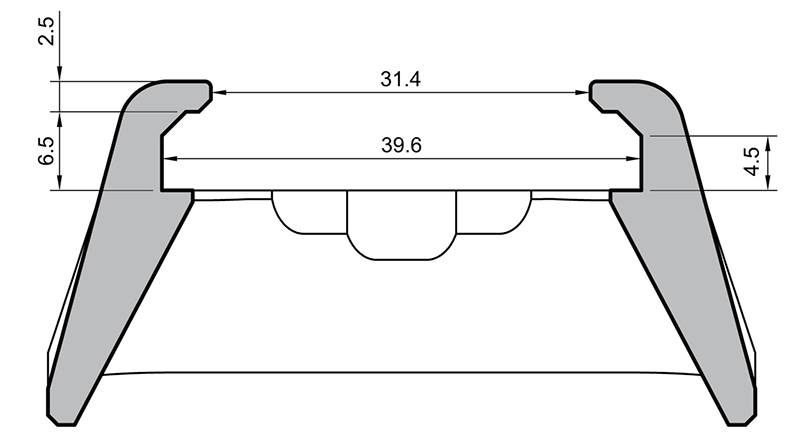 Magasinbrunn Armanov Alu Magwell for Milled Receivers Wide Svart