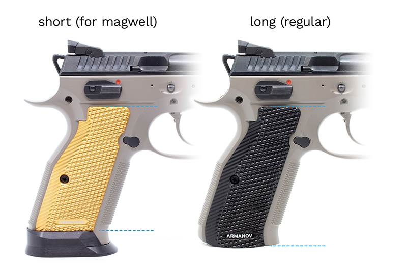 Kolv Armanov SpidErgo Gen2 Red Small för CZ 75 Long