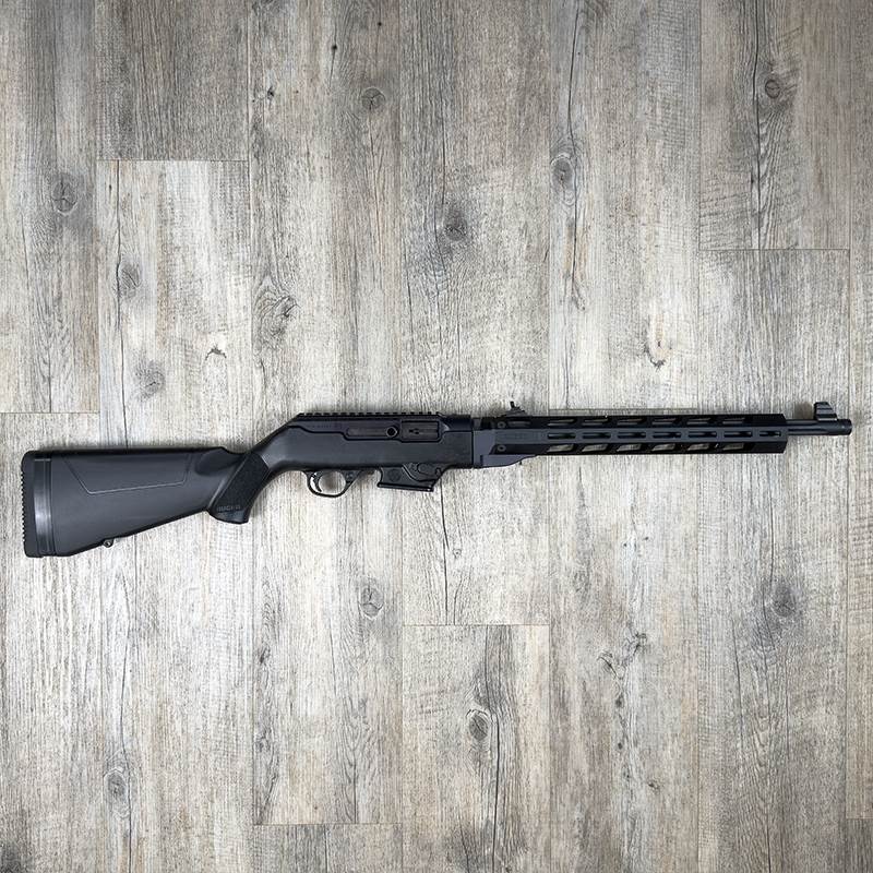 Begagnat Gevär Ruger PC Carbine, 9 mm, fluted barrel, gänga ½"-28