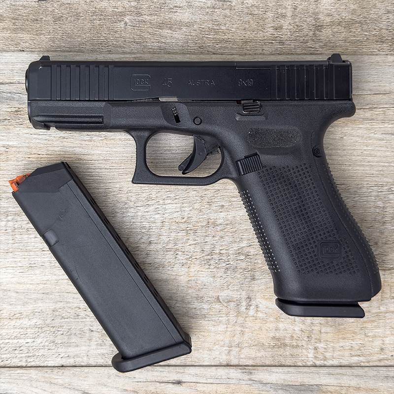 Begagnad Pistol Glock 45 MOS FS 9x19