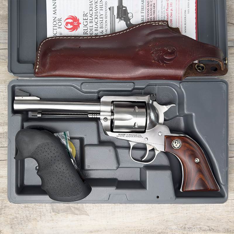 Begagnad Revolver Ruger New Model Super Blackhawk .44M, 5½" rostfri