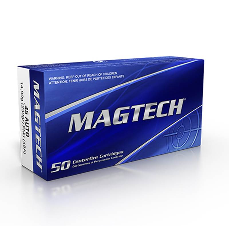 Magtech .45 ACP 230grs FMJ, ask 50 st