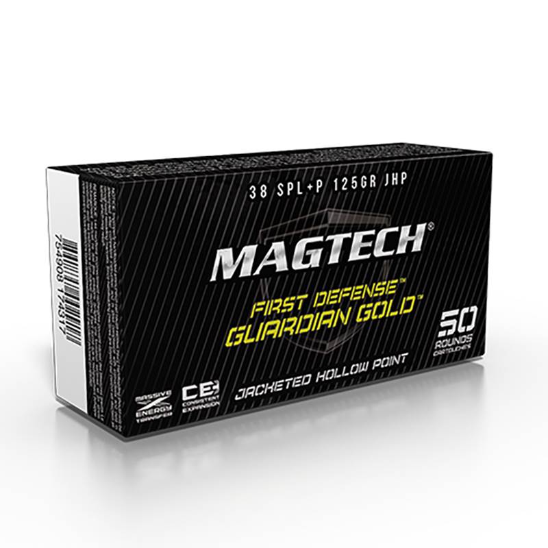 Patron Magtech .38 Spl +P 125 grs JHP Guardian Gold, ask 50 st