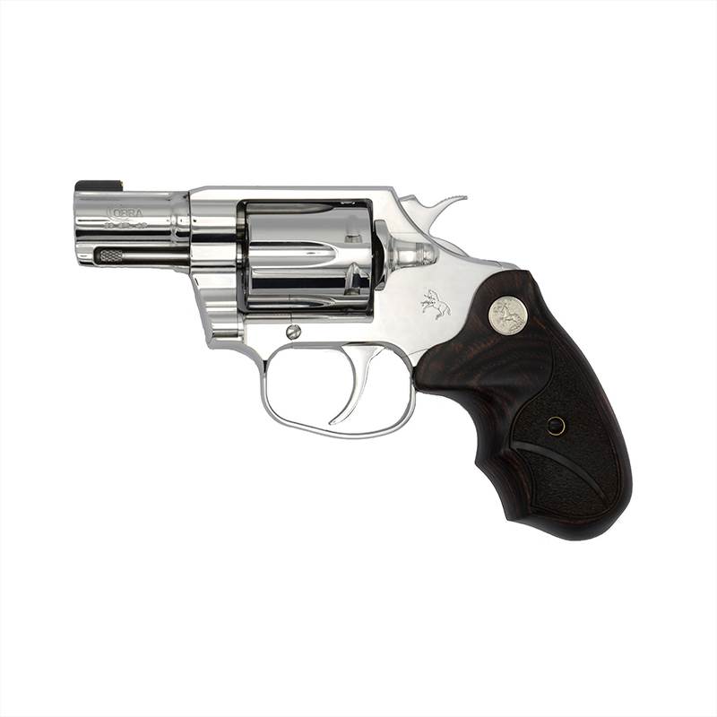 Revolver Colt Cobra .38 Spl +P, 2" Bright rostfri