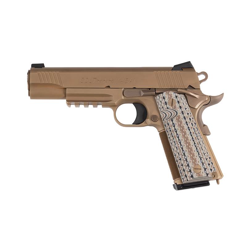 Pistol Colt Custom Shop CQB, .45 ACP 5" FDE DLC