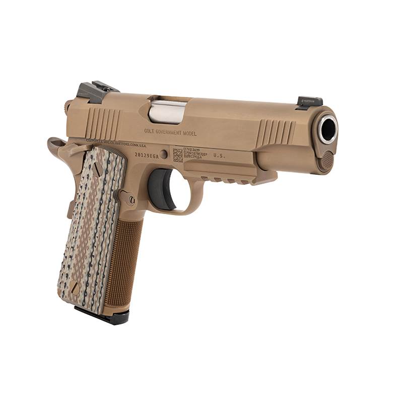 Pistol Colt Custom Shop CQB, .45 ACP 5" FDE DLC