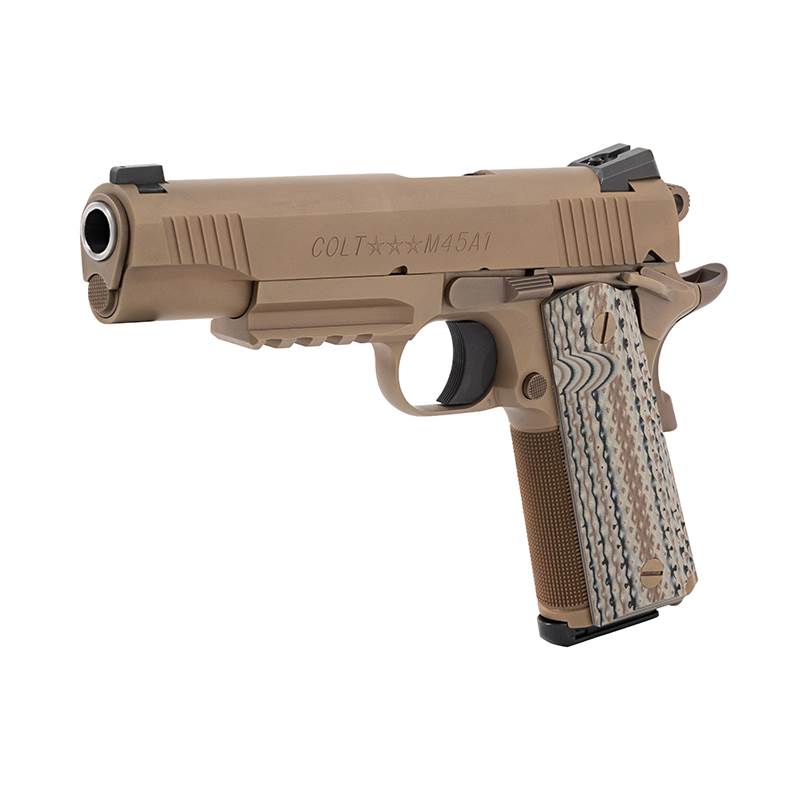 Pistol Colt Custom Shop CQB, .45 ACP 5" FDE DLC