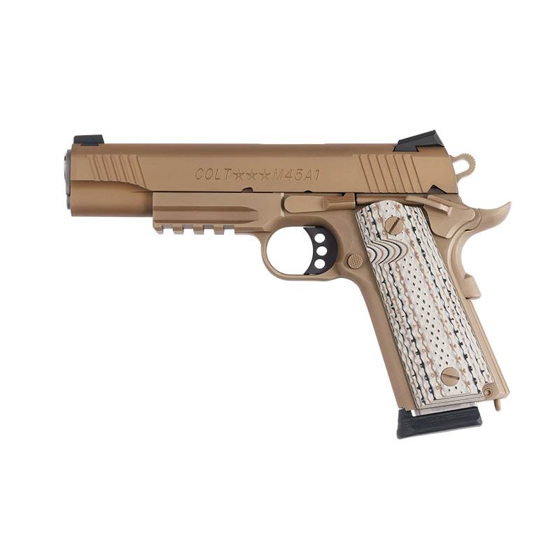 Pistol Colt M45A1 Government, .45 ACP, 5" FDE DLC