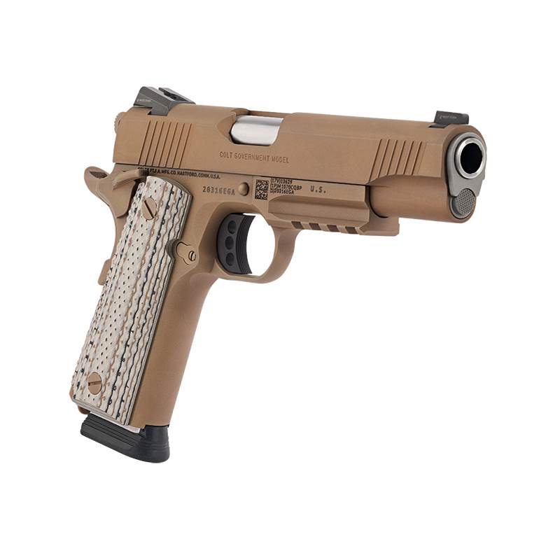 Pistol Colt M45A1 Government, .45 ACP, 5" FDE DLC