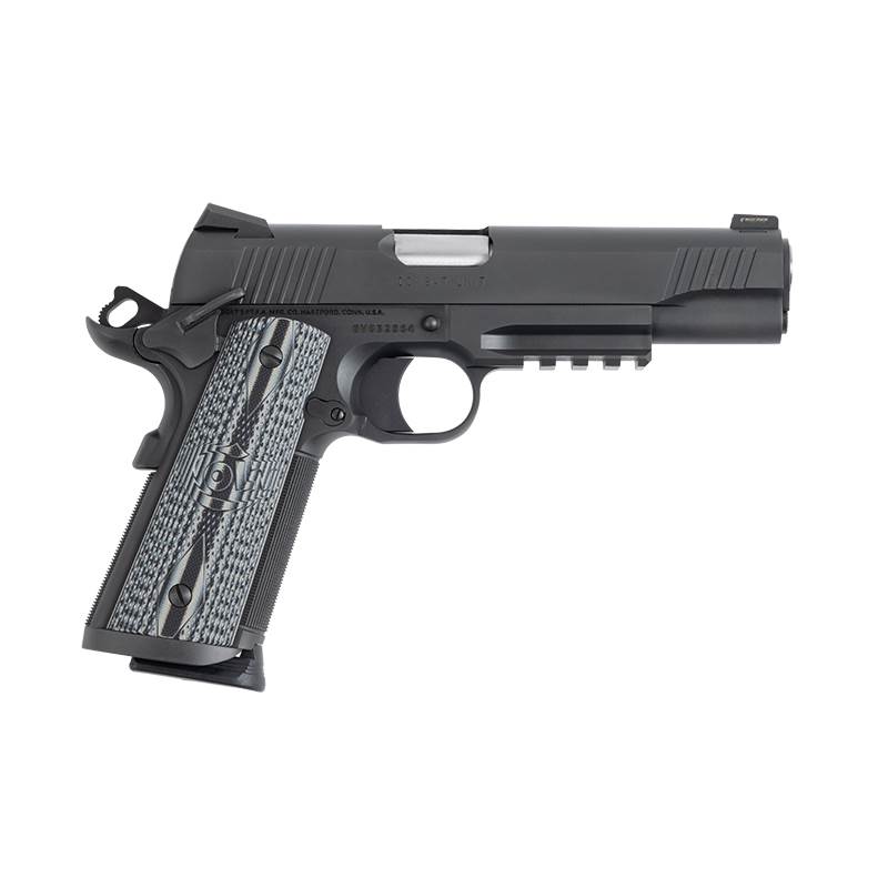 Pistol Colt Combat Unit Rail .45 ACP 5" Matte Black DLC