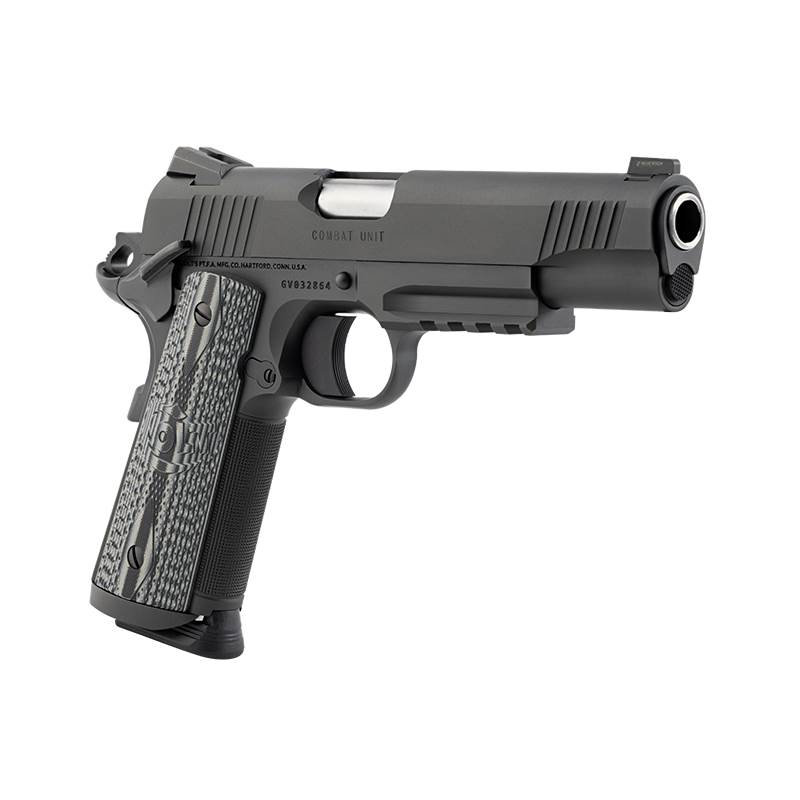 Pistol Colt Combat Unit Rail 9mm 5" Matte Black DLC