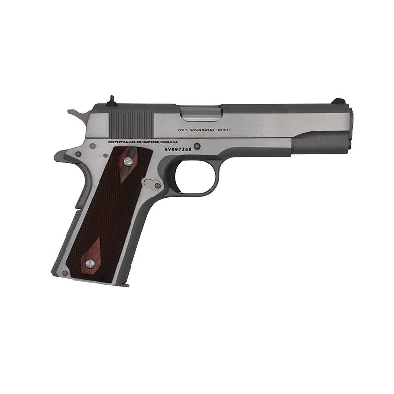 Pistol Colt Government Model 1911, .38 Super, 5" Rostfri