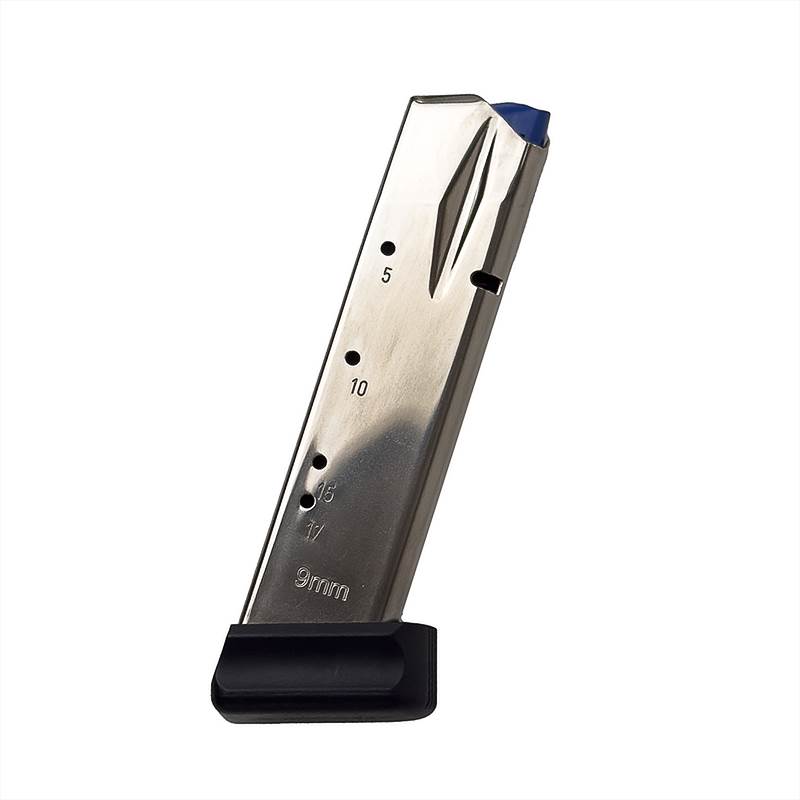 Magasin CZ 75 SP-01/Shadow2, nickel, 17+2 ptr 9 mm