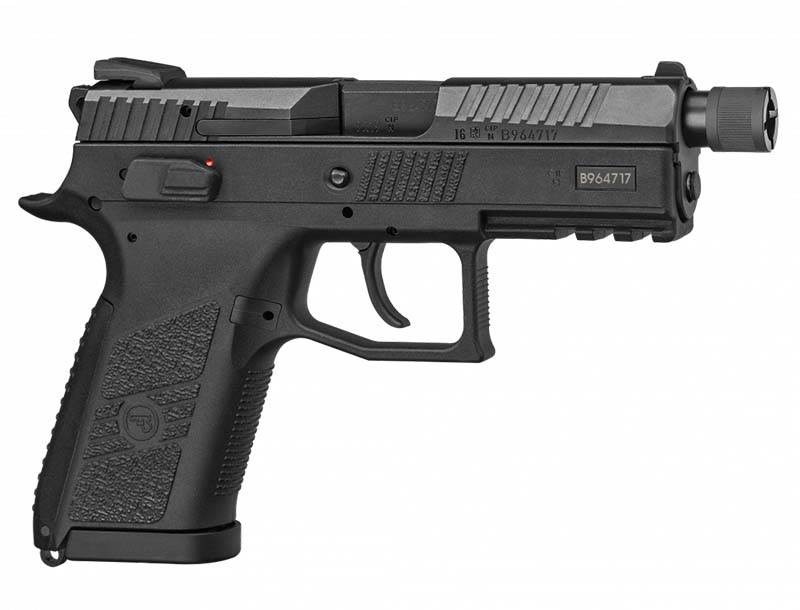 Pistol CZ P-07 SR decocking+manuell säkring 9 mm gängad pipa