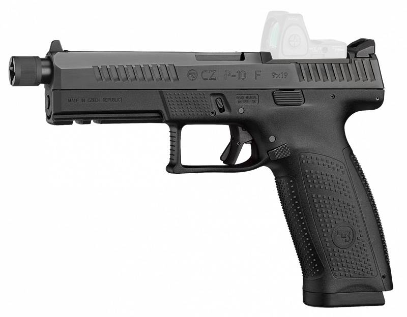 Pistol CZ P-10 F OR (Optic Ready) SR, 9 mm, gängad pipa