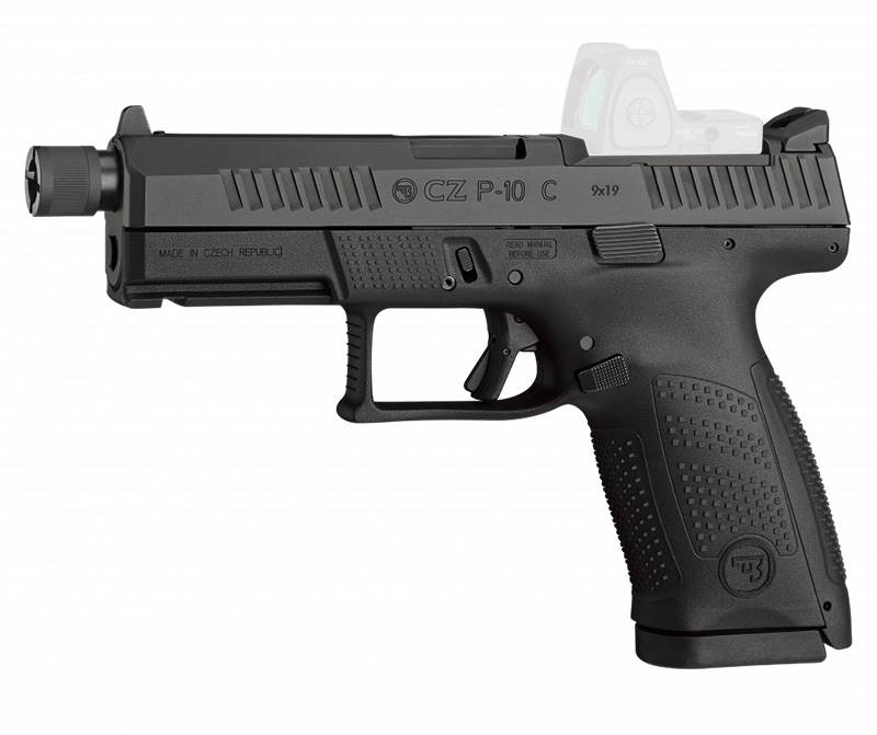 Pistol CZ P-10 SC OR (Optic Ready) SR, 9 mm, gängad pipa
