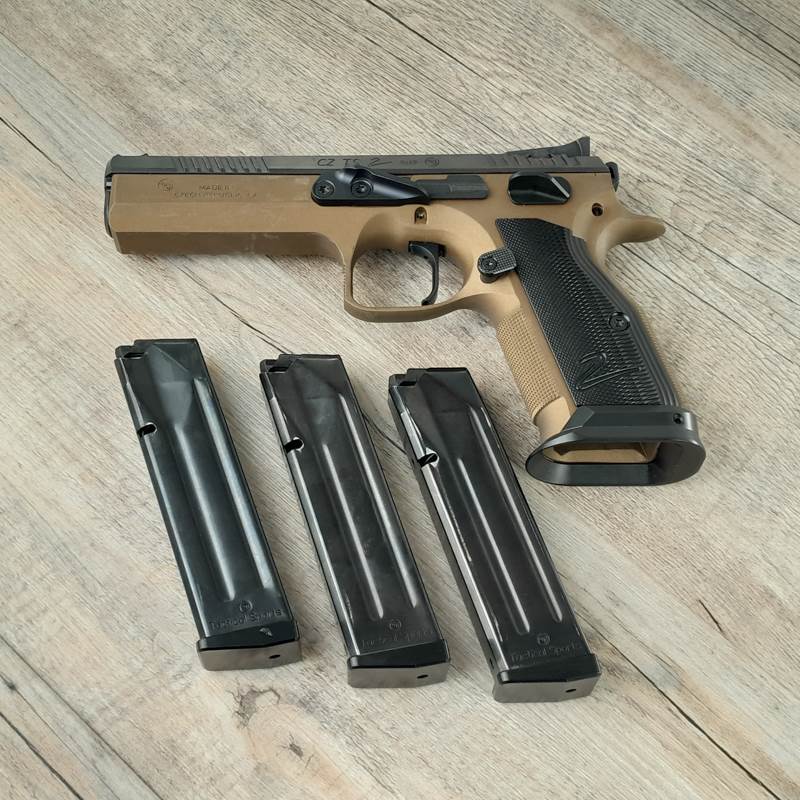 Begagnad Pistol CZ Tactical Sports 2, 9 mm, Deep Bronze DEMOEX