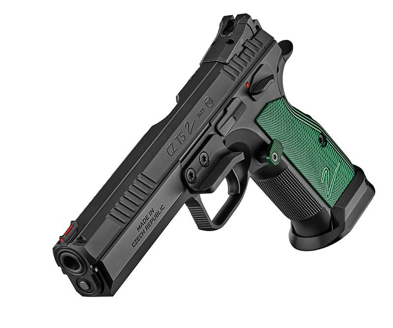 Tactical Sports 2 Racing Green CZ 9 mm pistol