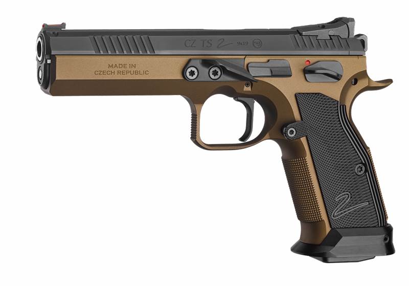 Pistol CZ Tactical Sports 2, 9 mm, Deep Bronze