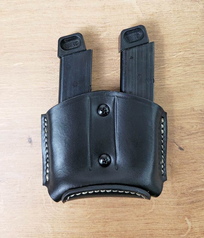 Magasinhållare Falco F203 AW93, 2 magasin, kontrastsöm