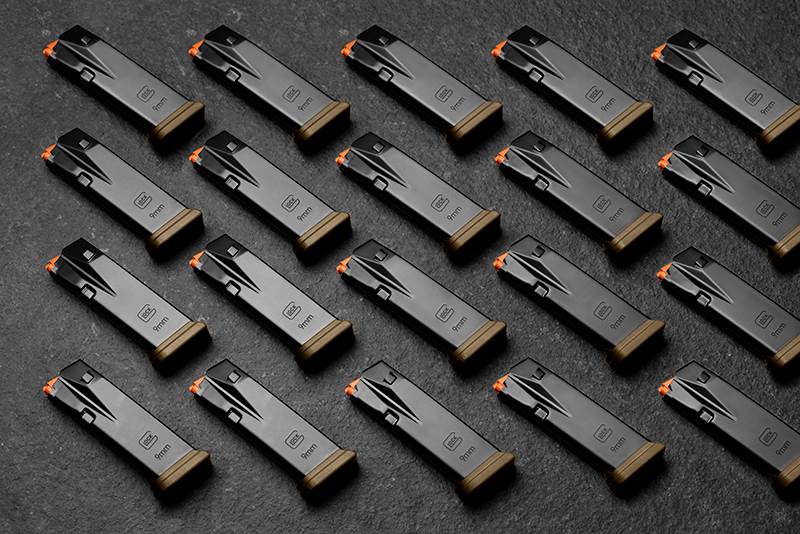 Magasin Glock 43X och 48 9mm(slim) 15 st