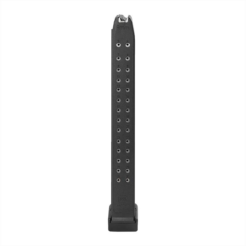 Magasin Glock 9 mm för 33 patroner