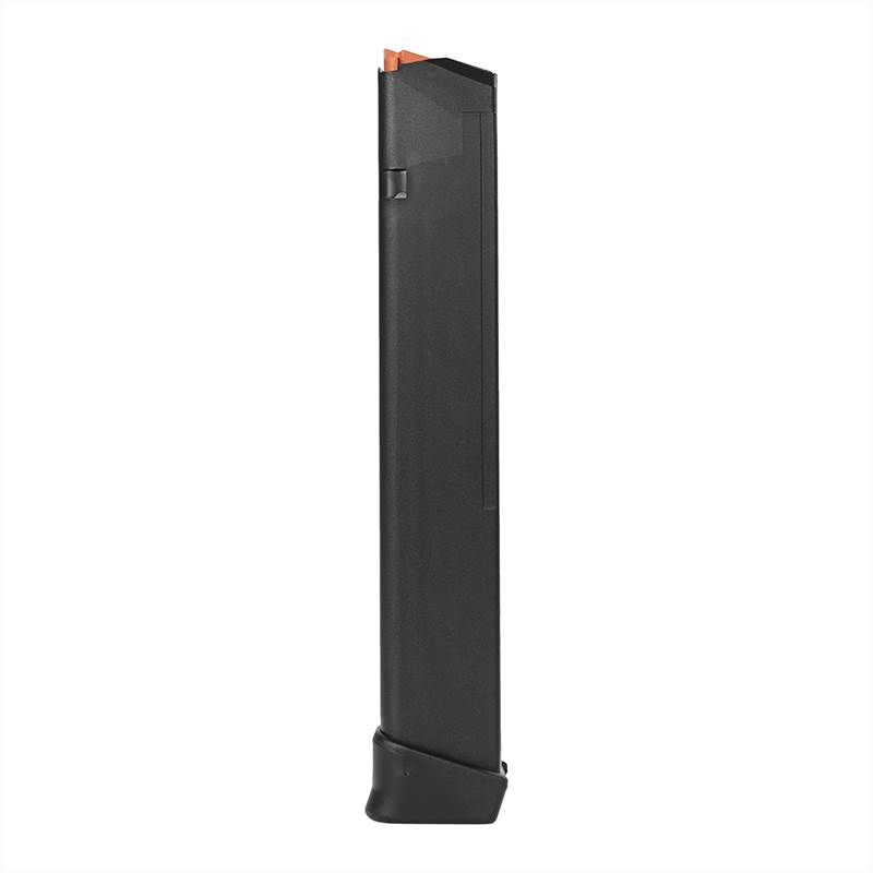 Magasin Glock 9 mm för 33 patroner orange follower