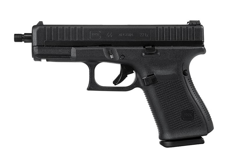 Glock 44 pistol i .22 LR med gängad pipa