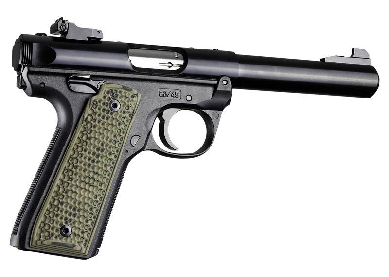 Kolv Hogue Ruger MKIV 22/45 G10 Piranha Green G-Mascus