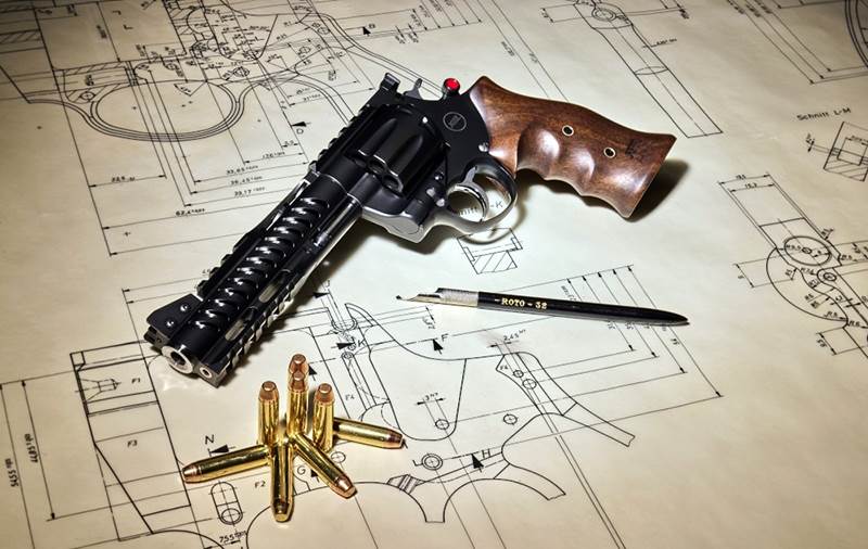 Revolver Korth NXS, 6"", .357 Magnum, 8 skott