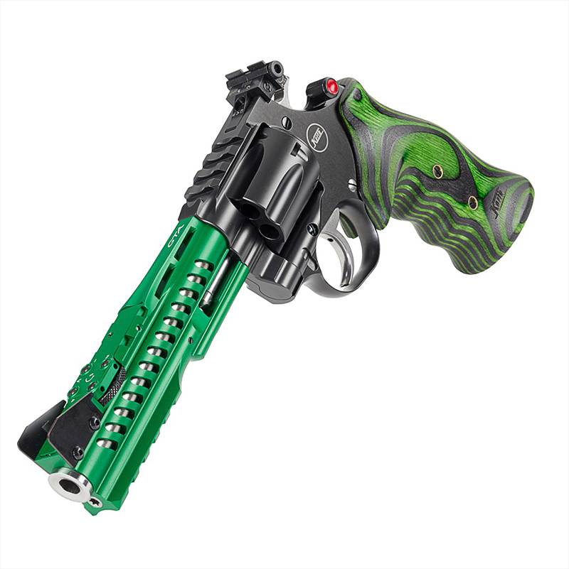 Revolver Korth GTA 6" .357 Magnum 6 skott Grön Alu Performance Kit