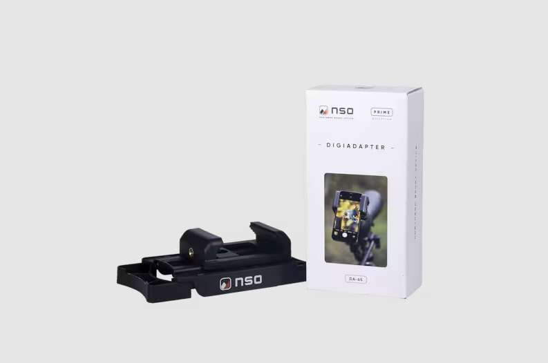 Digiscoping universal mobilhållare för tubkikare med fjärrkontroll