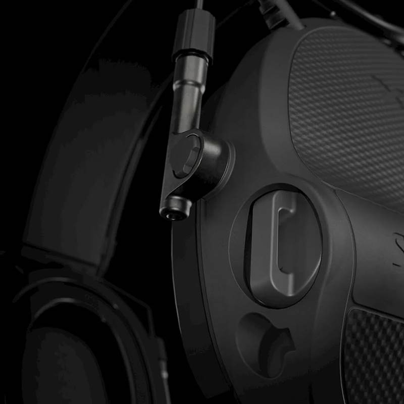 Hörselskydd Sordin Supreme X2 Black Leather Headband Gel