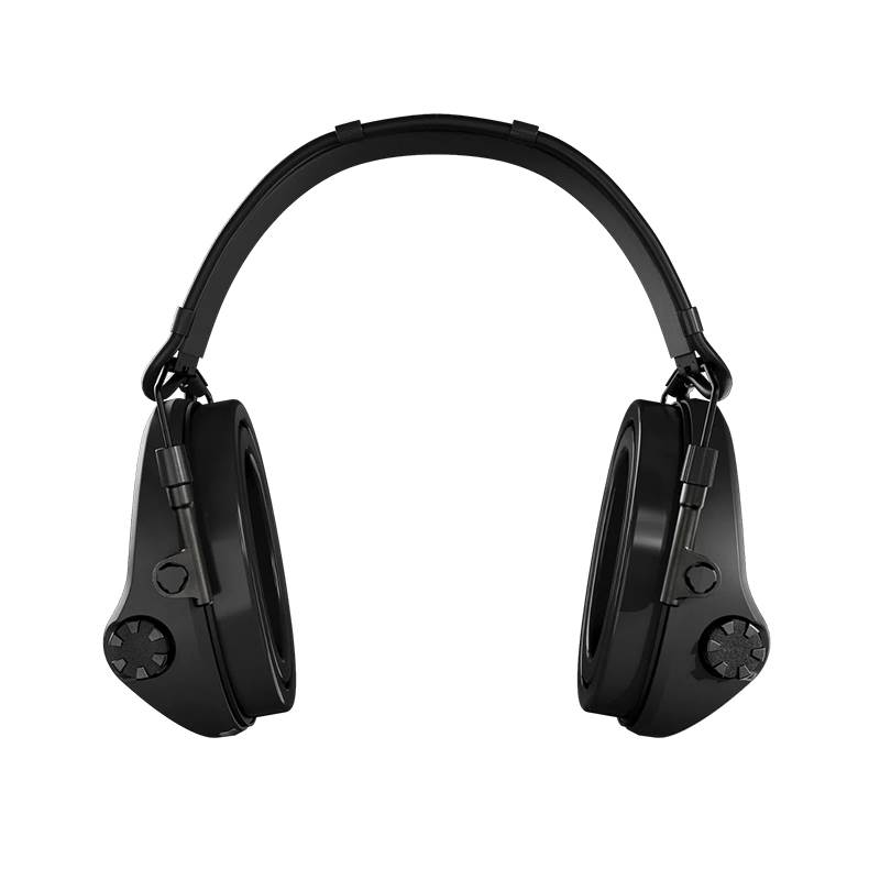 Hörselskydd Sordin Supreme X2 Black Leather Headband Gel