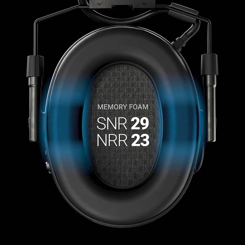 Hörselskydd Sordin Supreme X2 Green Leather Headband Gel