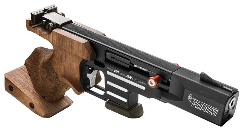 Pistol för tävling Pardini SP RF (Rapid Fire) Hi-Tech Black .22 LR