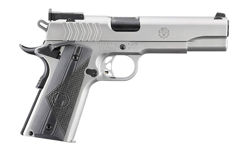 1911 Ruger SR1911, klassisk pistol med ställbart sikte, 9 mm