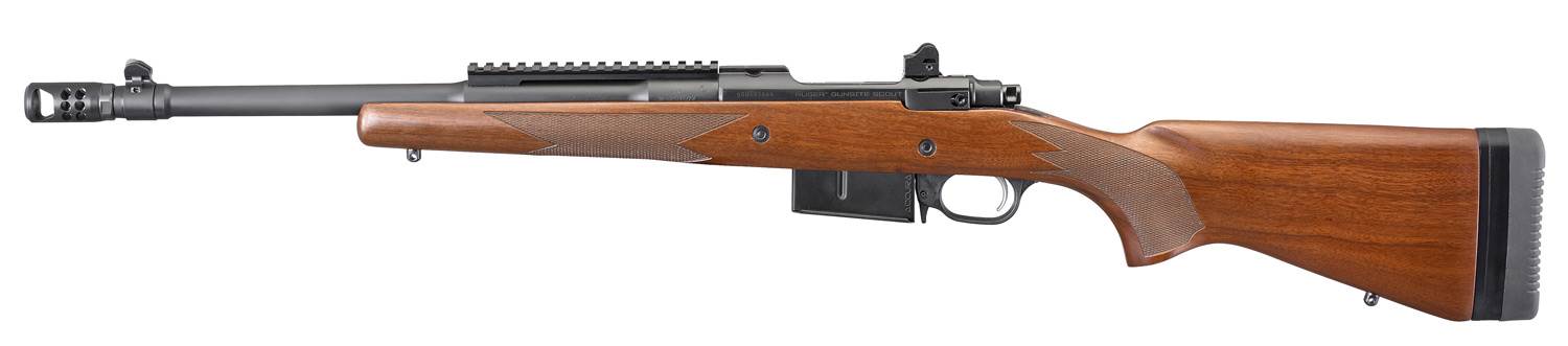 Gevär Ruger Scout Rifle .450 Bushmaster, Matte Black, valnöt