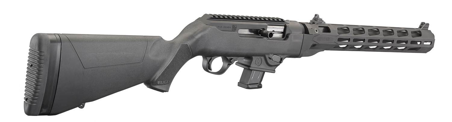 Gevär Ruger PC Carbine, 9 mm, fluted barrel, gänga ½"-28, 16,1" pipa