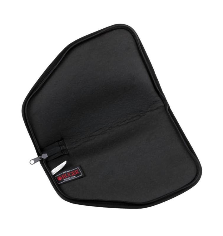 Fodral för pistol Ruger RXM, grått med RXM-logo öppet