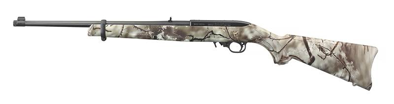 Gevär Ruger 10/22 Carbine .22 LR, blånerad G.W. Camo Rockst. synthetic, vänster sida