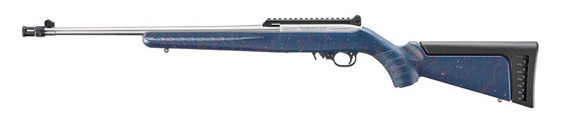 Gevär Ruger 10/22 America's 250th Anniversary Liberty Blue från vänster sida
