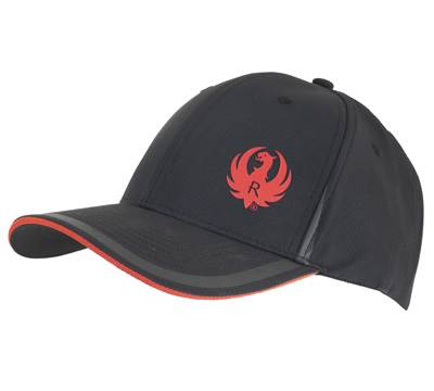 Keps Ruger Ripstop Black & Silicone Patch Cap