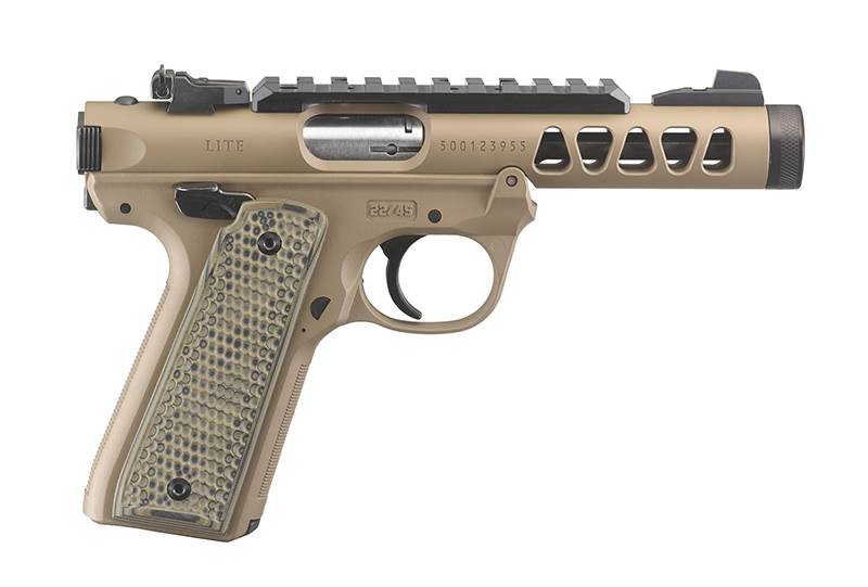 Pistol Ruger MKIV 22/45 Lite FDE .22LR