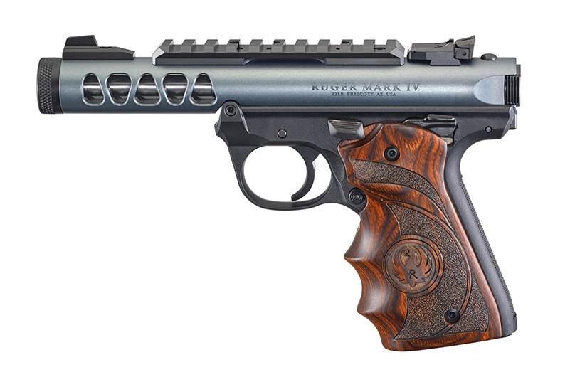 Pistol Ruger MKIV 22/45 Lite Diamond Grey .22 LR