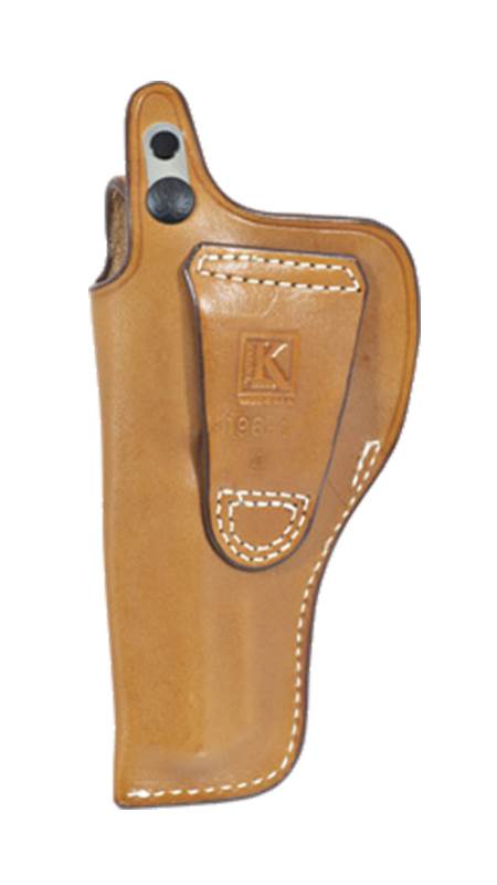 "Läderhölster för Ruger GP100 4,2"" och Smith & Wesson K/L"