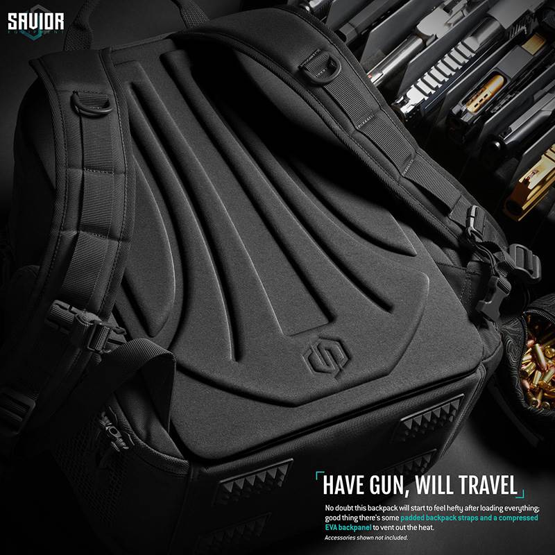 Ryggsäck Savior Equipment Compact SEMA Pistol Backpack Svart